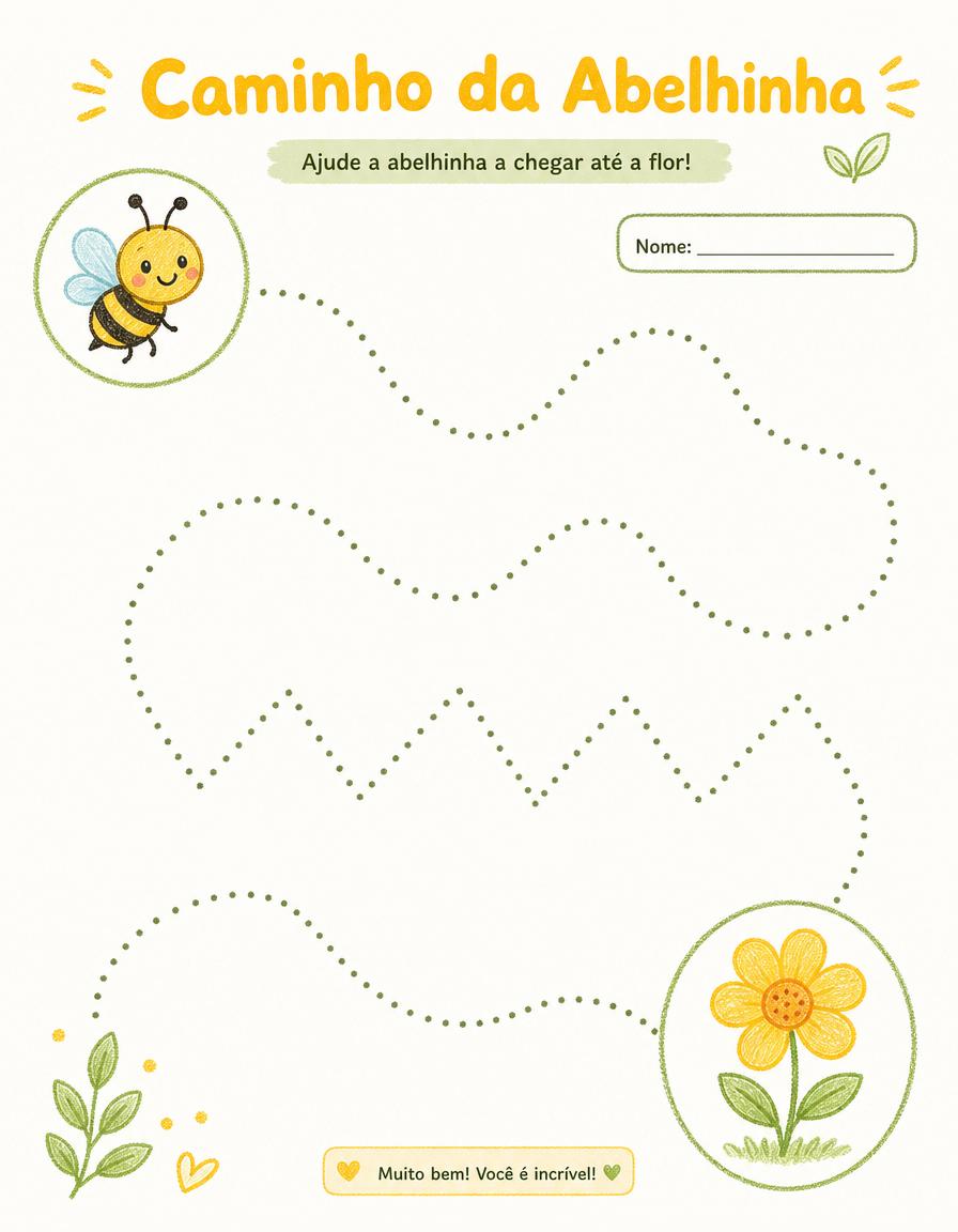Prévia do template Caminho da Abelhinha
